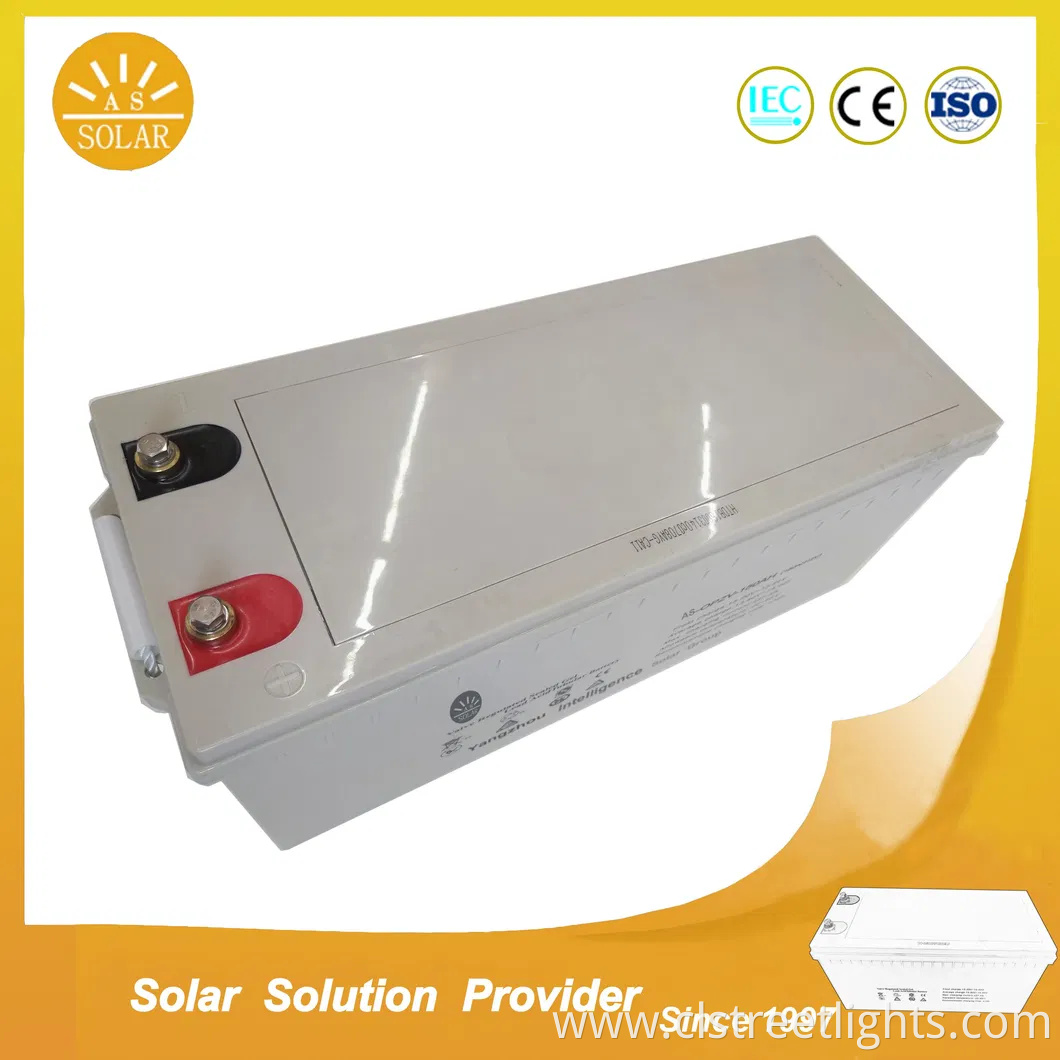 6m Pole Mounted Split Panel Type High Lumen Commercial Solar Street Light